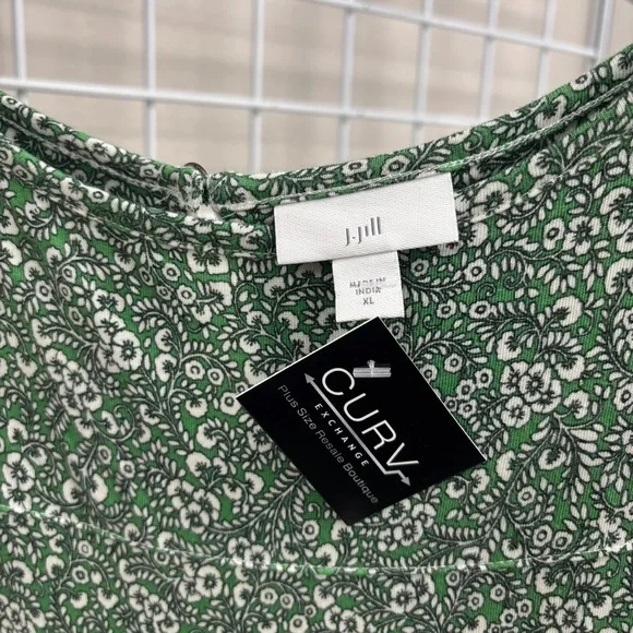 J. Jill Green Maxi Dress - Picture 6 of 6